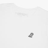 Camiseta Blanca Logo Blanco para Mujer