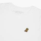 Camiseta Blanca Logo Dorado para Mujer