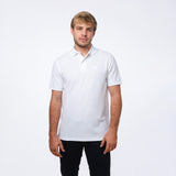 Polo Blanca Logo en Silicone Blanco