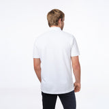 Polo Blanca Logo en Silicone Blanco