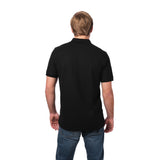 Polo Negra Logo en Silicone Negro