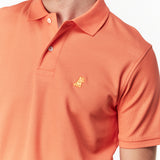 Polo Melocotón Logo Melocotón Claro