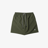 Traje de Baño Verde Largo-Medio para Hombre