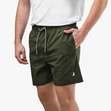 Traje de Baño Verde Largo-Medio para Hombre