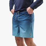 Traje de Baño Tonos Azules Largo-Medio para Hombre