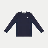 Camisa Playera Azul Manga Larga para Niños