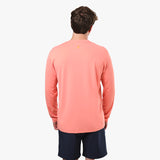 Camisa Playera Melocotón Manga Larga para Hombre