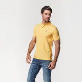 Polo Amarilla Logo Blanco