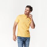 Polo Amarilla Logo Blanco