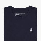 Camiseta Azul Logo Blanco para Mujer