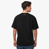 Camiseta Holgada Negra para Hombre