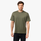 Camiseta Holgada Verde Olivo para Hombre