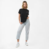 Camiseta Gráfica Positano Negra para Mujer
