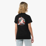 Camiseta Gráfica Positano Negra para Mujer