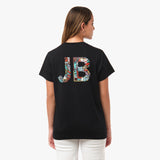 Camiseta Gráfica JB Amalfi Negra para Mujer