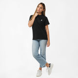 Camiseta Gráfica de Signos Amalfi Negra para Mujer