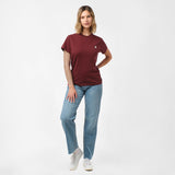 Camiseta Gráfica JB Amalfi Vinotinto para Mujer