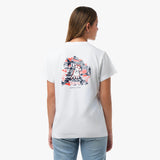 Camiseta Gráfica Positano Blanca para Mujer