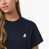 Camiseta Gráfica Positano Azul para Mujer