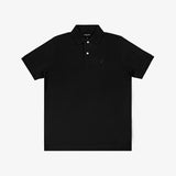 Polo Negra Logo en Silicone Negro