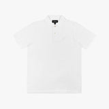 Polo Blanca Logo en Silicone Blanco