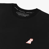 Camiseta Gráfica Positano Negra para Mujer