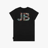Camiseta Gráfica JB Amalfi Negra para Mujer
