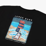 Camiseta Gráfica de Signos Amalfi Negra para Mujer
