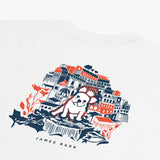 Camiseta Gráfica Positano Blanca para Mujer