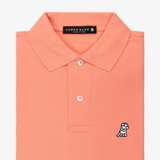 Polo Melocotón Logo Blanco