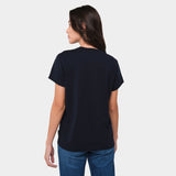Camiseta Azul Logo Privé Mujer