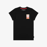 Camiseta Negra Logo Postal JB Mujer