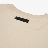 Camiseta Corta Taupé Corte Holgado Mujer