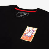 Camiseta Negra Logo Postal JB Hombre