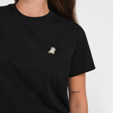 Camiseta Negra Gráfico JB Mujer