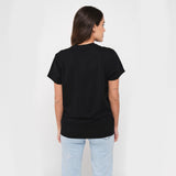 Camiseta Negra Logo Privé Mujer