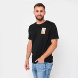 Camiseta Negra Logo Postal JB Hombre