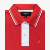 Polo Roja Botones a Contraste