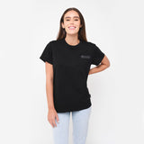 Camiseta Negra Logo Privé Mujer