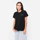Camiseta Negra Logo Privé Mujer