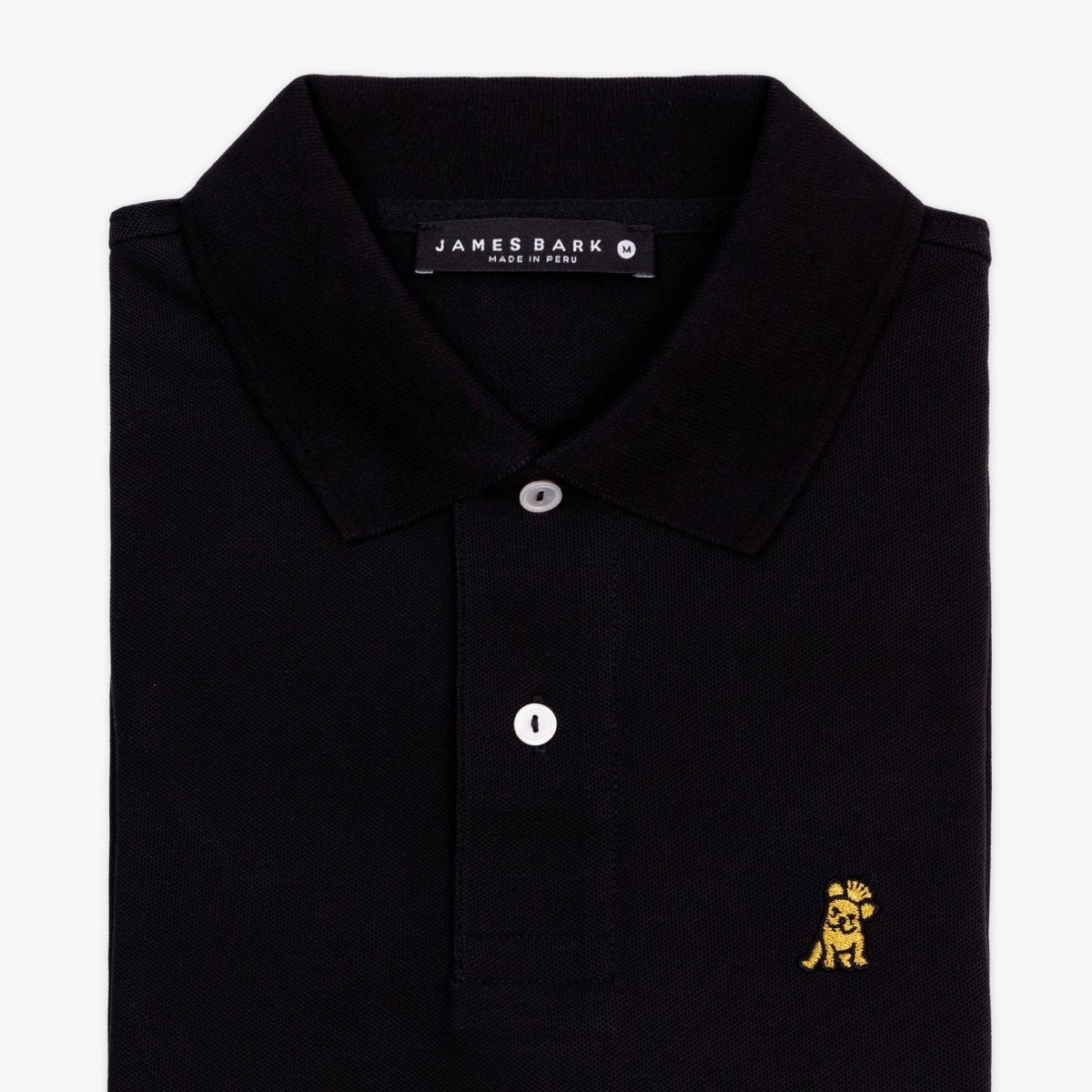 Men's Black Gold Edition Regular Fit Polo Shirt - Gold Bark - jamesbark-usa