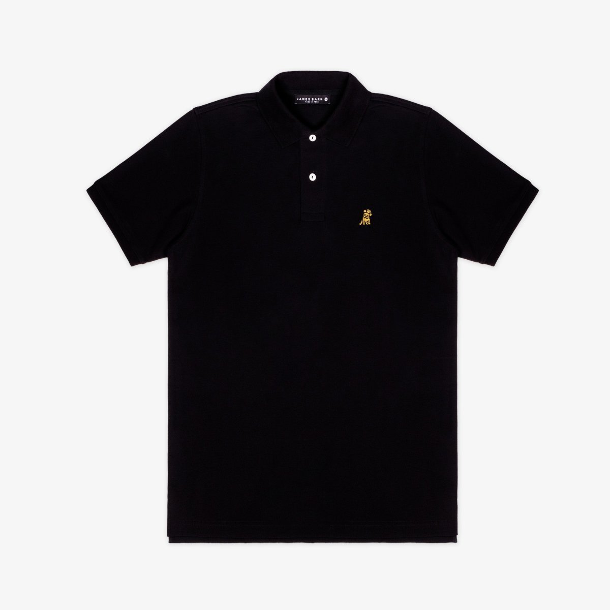 Men's Black Gold Edition Regular Fit Polo Shirt - Gold Bark - jamesbark-usa
