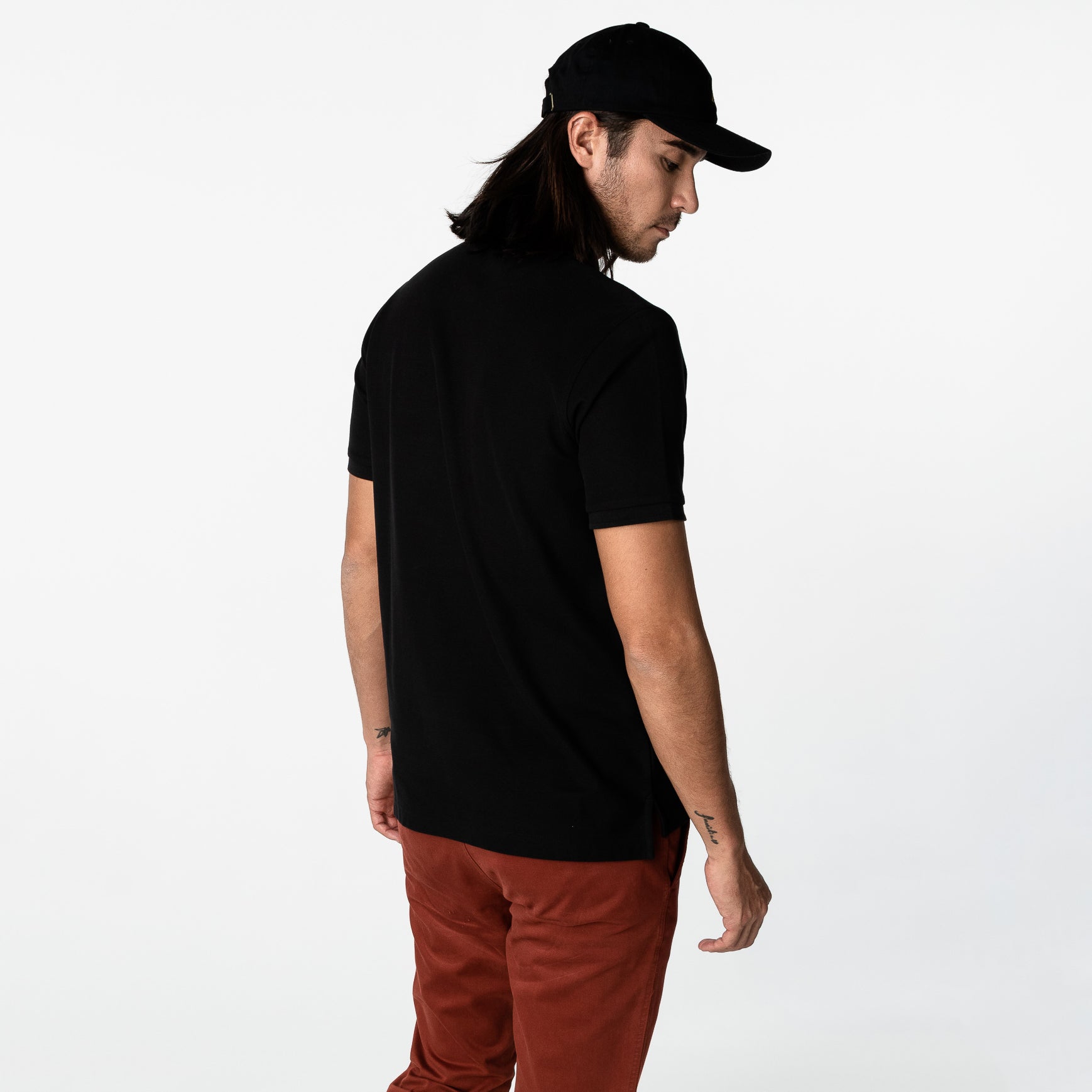 Men's Black Gold Edition Regular Fit Polo Shirt - Gold Bark - JAMES BARK