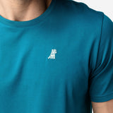 Men's Ocean Depths Crew Neck Jersey T-Shirt - Green Bark - JAMES BARK