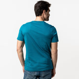 Men's Ocean Depths Crew Neck Jersey T-Shirt - Green Bark - JAMES BARK