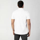 Men's White Regular Fit Polo Shirt - White Bark - jamesbark-usa