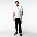 Men's White Regular Fit Polo Shirt - White Bark - JAMES BARK