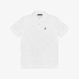 Men's White Regular Fit Polo Shirt - White Bark - jamesbark-usa