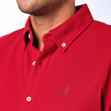 Camisa Roja Manga Larga para Hombre