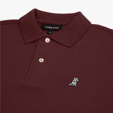 Polo Vinotinto Logo Blanco Niño